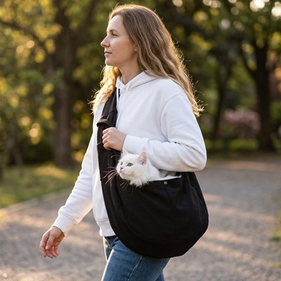 sac de transport chat CityPaws - en balade