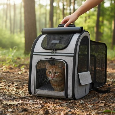 Sac de transport pour chat SmartCarry, format étendu