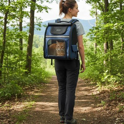 Sac de transport pour chat SmartCarry, mode sac à dos