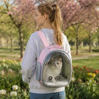 sac de transport pour chat GlobeCat - en situation