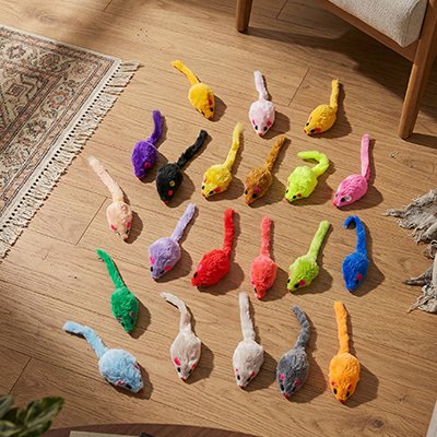 souris pour chat Dynamo - pack coloré
