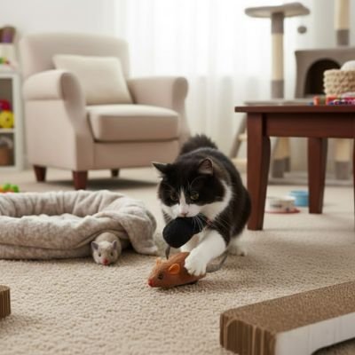 souris pour chat Chat'Muse - texture réaliste