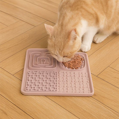 tapis-de-léchage-rose-ergonomique