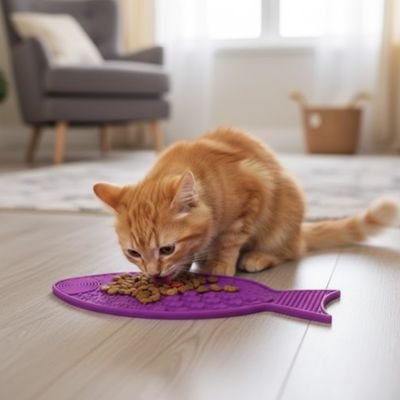 tapis-de-lechage-chat-poisson-violet