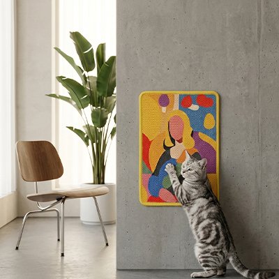 tapis-griffoir-chat-monalisa-moderne