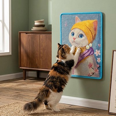 tapis-griffoir-chat-tableau-princesse