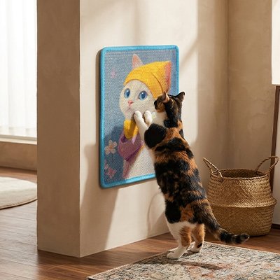 tapis-griffoir-chat-tableau-renaissance