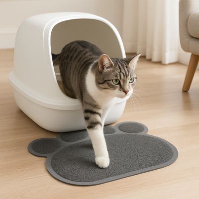 tapis-litiere-chat-gris-cleanpaws