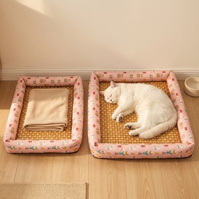 tapis-rafraichissant-chat-avec-contour-rembourré-confortable