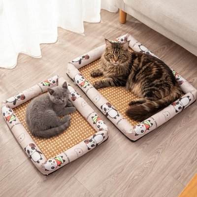 tapis-rafraichissant-chat-avec-contour-rembourré-panda-utile