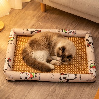 tapis-rafraichissant-chat-avec-contour-rembourré-panda-ergonomique