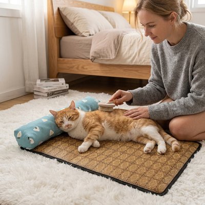 tapis-rafraichissant-chat-avec-coussin-ergonomique