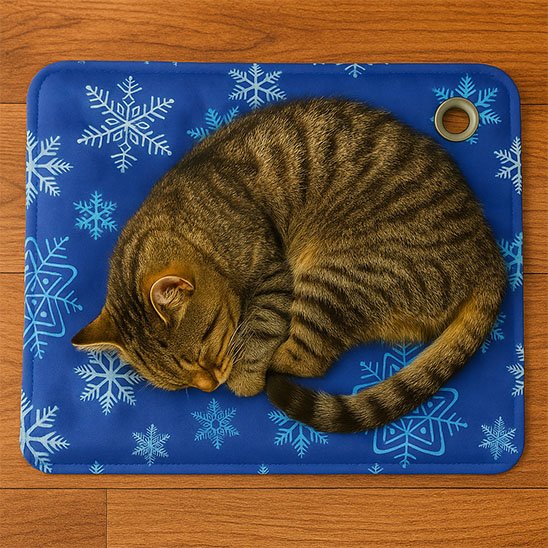 tapis-rafraichissant-chat-bleu-rectangulaire-utile