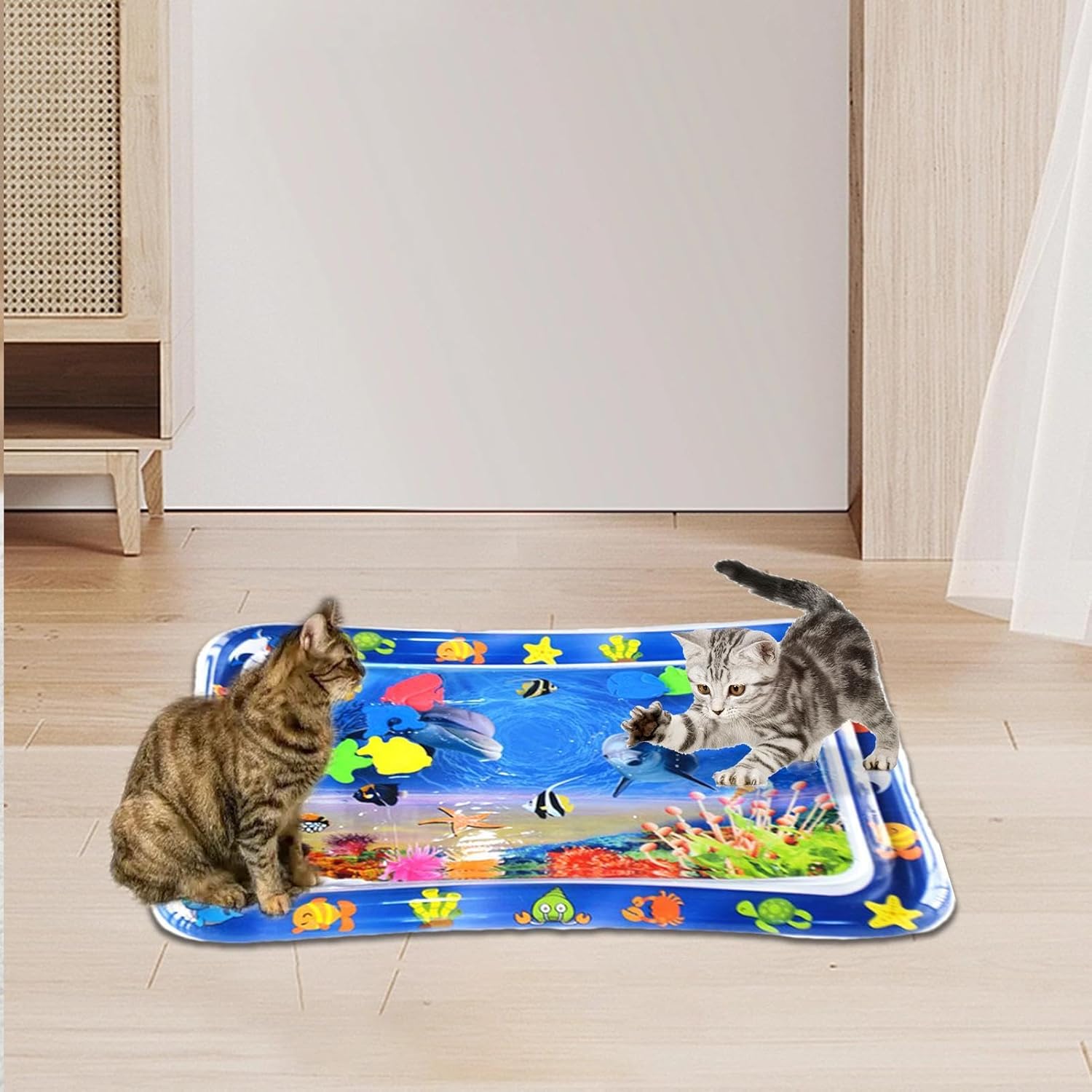 tapis-rafraichissant-chat-jardin
