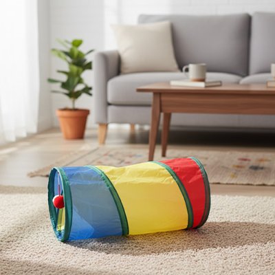 tunnel-chat-pour-un-chat-amusant
