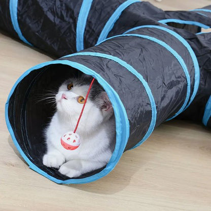 tunnel-pour-chat-format-croisée-pliable